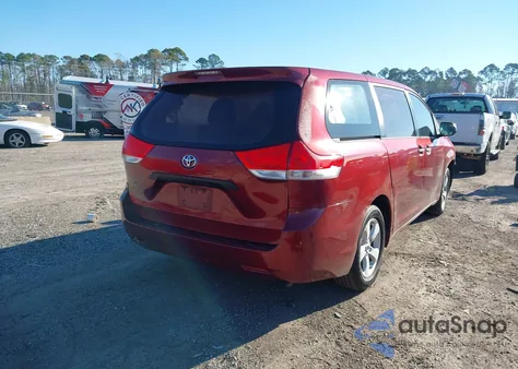 2011 Toyota Sienna from USA, damaged, VIN 5TDKA3DC9BS001403
